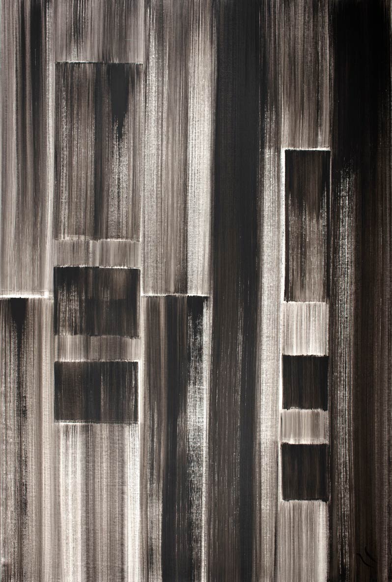 OP.G.47, 04.04.2021, acrylique sur toile, 195 x 130 cm